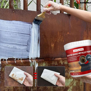 Rust Converter Metallic Paint With Free brush - 1KG