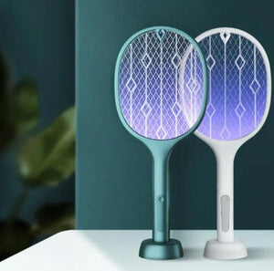 2 In 1 Mosquitoes Killer Lamp & Racket - Brandable.PK