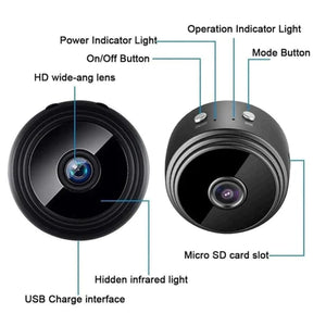 A9 1080P HD Magnetic WIFI Mini Camera - Brandable.PK