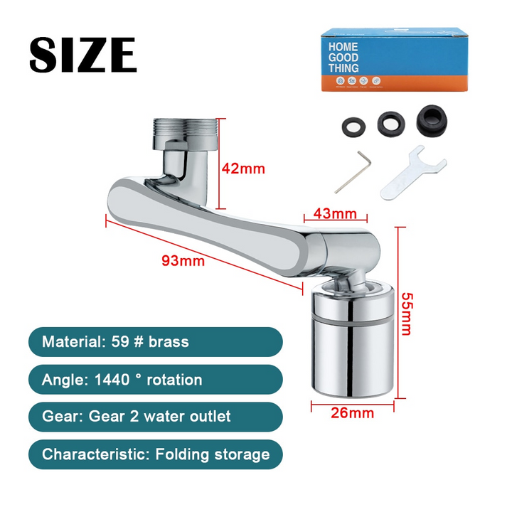 Universal 1080°Splash Filter Faucet (FREE SHIPPING) - Brandable.Pk