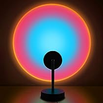 16 Colour RGB Sunset Lamp With Remote - Brandable.PK