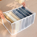 7 Grids Washable Wardrobe Clothes Organizer - Brandable.PK