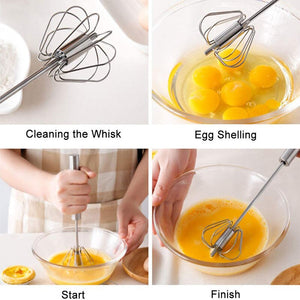 Egg Whisk Stainless Steel 12 Inch Hand Whisk - Brandable.Pk