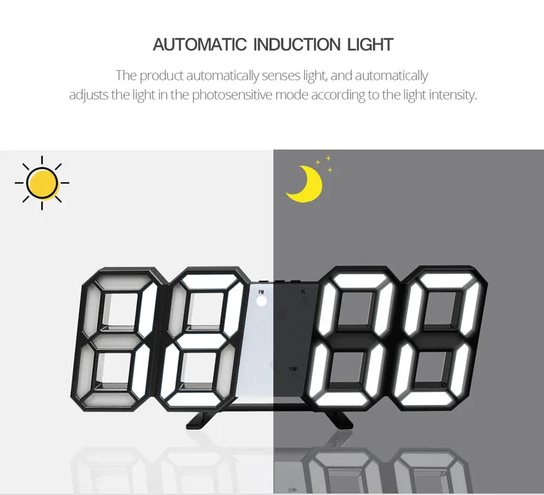 3D LED Digital Clock