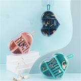 Portable Heart Shape Travel Jewelry Organizer Box - Brandable.Pk
