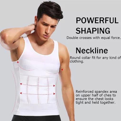 Men Slimming Vest Body Shaper - Brandable.PK