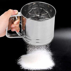 Stainless Steel Flour Sieve Cup - Brandable.Pk