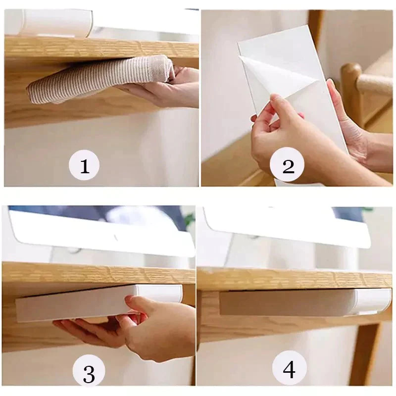 Under Desk Drawer Storage Box