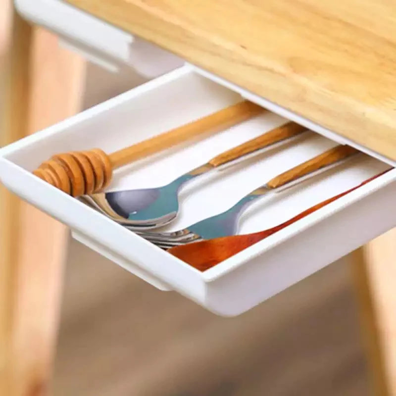 Under Desk Drawer Storage Box